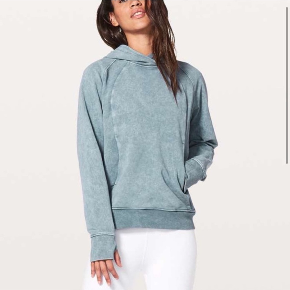 Lululemon Scuba Hoodie Washed Blue